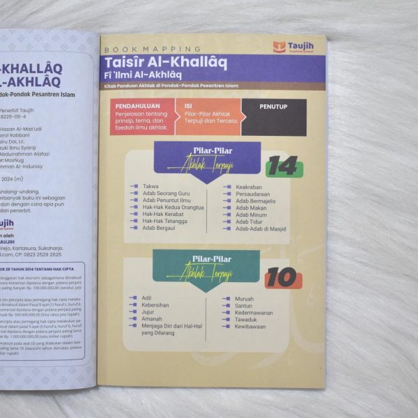 Buku Terjemah Taisirul Kholaq Soft Cover Edisi Reguler - Kitab Panduan Akhlak Santri - Quran, foto 3