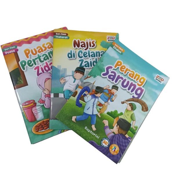 Paket Cerpen Fikih For Kids Pintar Puasa Shalat Thoharoh Saptorini Zed Books Buku Anak Islam Full Color Soft Cover Edisi Khusus
