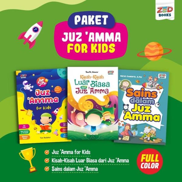 PAKET JUZ AMMA LENGKAP UNTUK ANAK FOR KIDS EDUKASI ANAK ZED BOOKS FULL COLOR SOFT COVER, foto 3