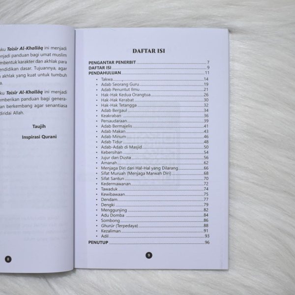Buku Terjemah Taisirul Kholaq Soft Cover Edisi Reguler - Kitab Panduan Akhlak Santri - Quran, foto 4