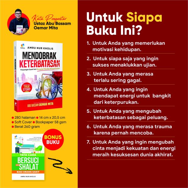 Mendobrak Keterbatasan Amru Nur Kholis Penerbit Zaduna Buku Motivasi Soft Cover, foto 4