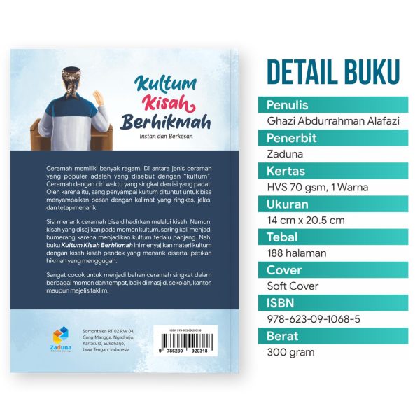 Zaduna Kultum Kisah Berhikmah 7 Menit Buku Ori 100% Asli 30 Kisah Penuh Makna Ghazi Abdurrahman Alafazi, foto 4