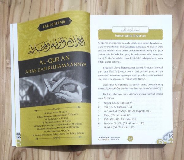 Buku Dasar Ilmu Alquran - Ringkasan Al-Itqan-Rujukan Utama Ulumul Quran - Kitab, Mushaf, foto 8