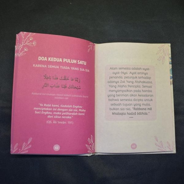 Buku Amalan Dan Doa Selaksa Makna; 40 Matan Doa Rabbana - Abu Bassam Oemar Mita - Zaduna - Hard Cover - Edisi Reguler, foto 7