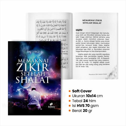 Buku Memaknai Zikir Setelah Shalat Ibnu Syarqi Zaduna Softcover Buku Saku - 24 Halaman - Quran, foto 3