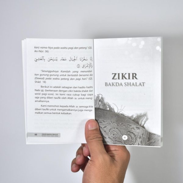 Buku Zikir Bakda Shalat al matsurat Buku Doa dan Wirid Pagi Sore Praktis Ukuran 10x14 Cm 80 Halaman Softcover Zaduna, foto 6