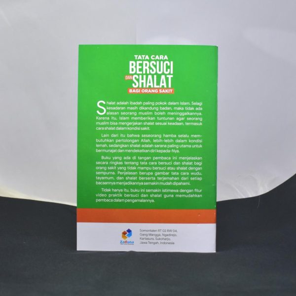 Buku Tata Cara Bersuci Bagi Orang Sakit - Tata Cara Shalat Orang Sakit - Zaduna, foto 2