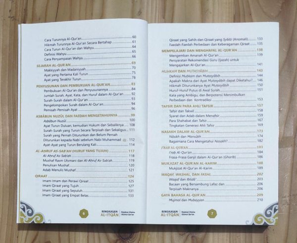 Buku Dasar Ilmu Alquran - Ringkasan Al-Itqan-Rujukan Utama Ulumul Quran - Kitab, Mushaf, foto 6