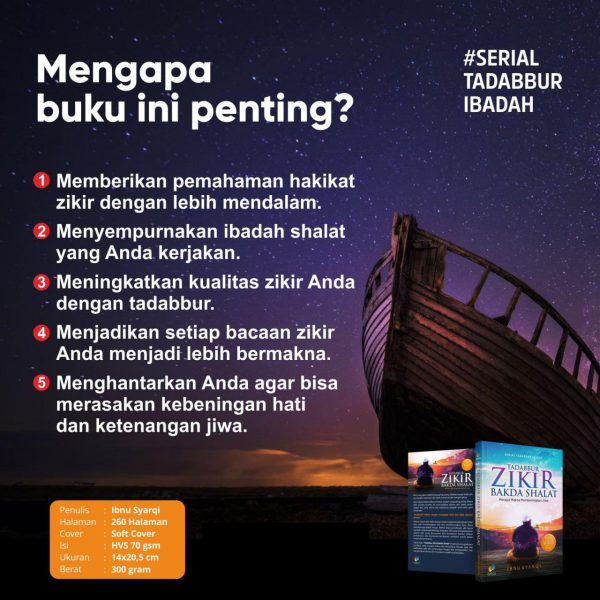 Buku Memaknai Dzikir Setelah Shalat oleh Ibnu Syarqi - Soft Cover - Edisi Reguler Quran, foto 3