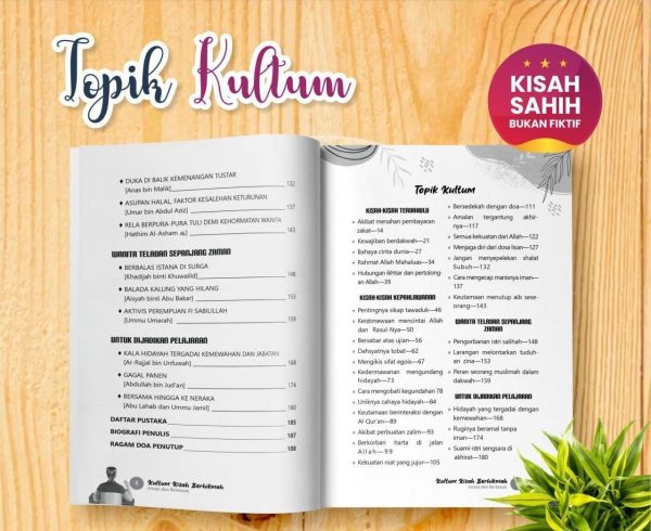 Kultum Kisah Berhikmah 7 Menit Zaduna 100% Buku Ori - Buku Asli, Materi 30 Kisah Penuh Makna, foto 6