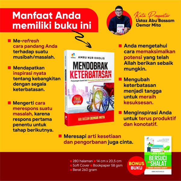 Mendobrak Keterbatasan Amru Nur Kholis Penerbit Zaduna Buku Motivasi Soft Cover, foto 6