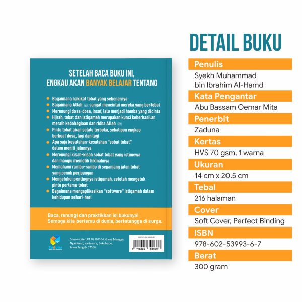 Buku The Power Of Taubat - Tobat Dahulu Istiqamah Kemudian - Soft Cover Edisi Reguler, foto 2