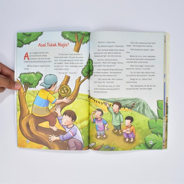 Saptorini Zed Books Cerpen Thoharoh Anak Belajar Fikih Anak Perang Sarung Full Color Soft Cover Edisi Khusus 17x25 cm 92 Halaman, foto 7