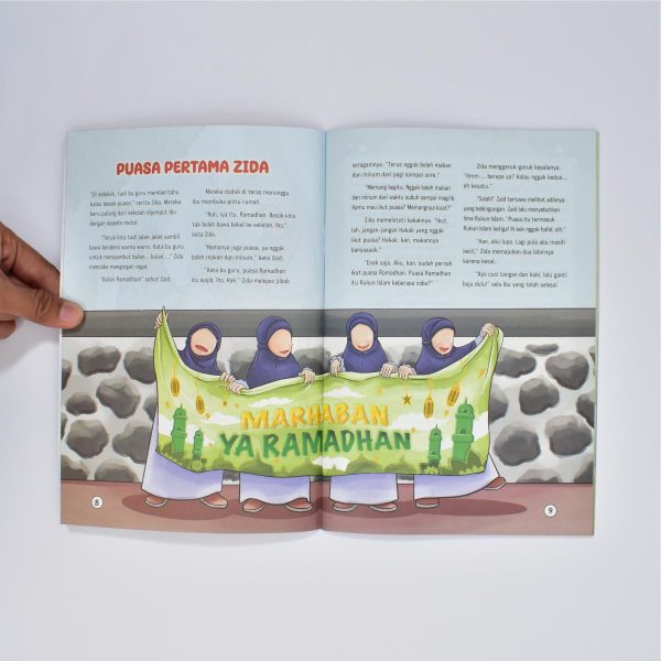 Saptorini Zed Books Cerpen Thoharoh Anak Belajar Fikih Anak Puasa Pertama Zida Full Color Soft Cover Edisi Khusus 17x25 cm 68 Halaman, foto 3