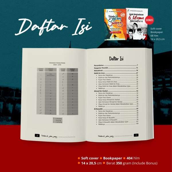 Teladan di Jalan Juang; Kisah Nyata para Ulama Menaklukkan Ujian - Dr. Masyari Sa'id Al-Mathrafi - Buku Kisah Inspiratif - Soft Cover - Edisi Reguler Quran, foto 3
