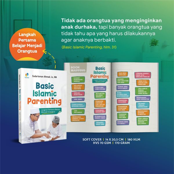 Buku Parenting Islam Basic Islamic Parenting - Ust Sudarisman Ahmad - Soft Cover Edisi Reguler, foto 3